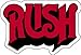 Licenses Products Rush Logo Sticker