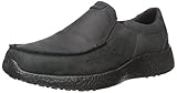 Skechers USA Men's Burst Valid Slip-On Loafer, Black, 11 M US