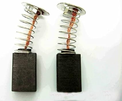 Kraftfeld Charbons Moteur Avec Ressort Pour Parkside PHKS 1450 - 6x12x19mm - Pièce De Rechange Originale