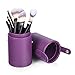 Makeup Brushes Set with Travel Bag, Purple 10 PCS Prime Professional Cosmetics Foundation Powder Brow Fan Eyeshadow Highlighter Primer Blush Concealer Face Make Up Brush with Holder Carrying Case Kit