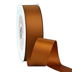 VATIN 1 inch Double Faced Polyester Satin Ribbon