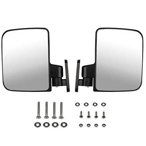 KEYI Golf cart Side Mirrors for Club Car EZ-GO Yamaha TXT DS Universal Golf cart Accessories