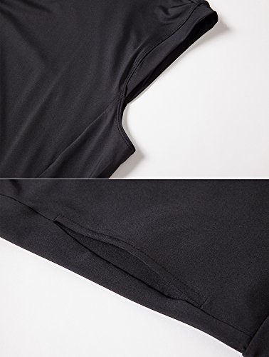 Campeak Active Casual Workout Sport Sleeveless Hoodie Activewear For Womens (Black S) - Thumbnail 7