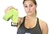 Gradient Fitness Yoga Strap, Friction-Less Easy-Feed Buckle, Yoga Straps for Stretching, Super Soft Cotton/Polyester Blend Webbing, Yoga band, Free eGuide. (8 Feet) Green
