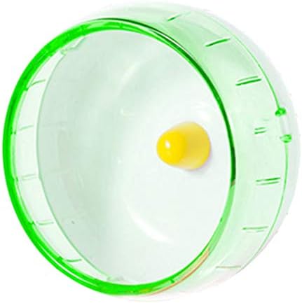 skgardeniamy Pet Hamster Wheel Mouse Rat Exercise Silent Running Spinner Wheel Cage Playing Toy Green