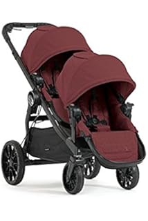city mini double stroller red