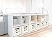 MaidMAX Foldable Storage Cubes with Label Holders, Set of 6 Collapsible Storage Bins Cloth Organizers Drawers Containers with Dual Handles for Shelves, Closet, Nursery Organization