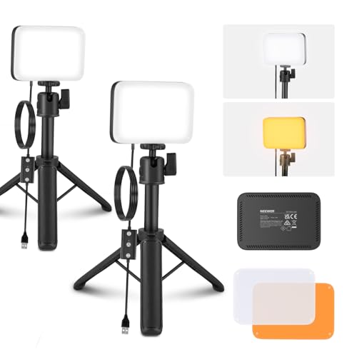 NEEWER Basics BP66 2er Pack LED Video Panel Videolicht, Videokonferenzlicht