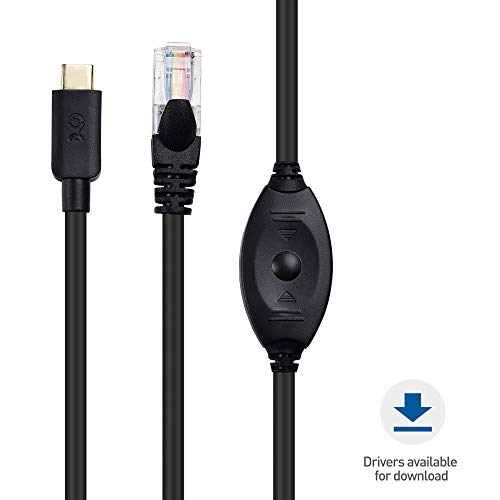 Cable Matters USB C to RJ45 Console Cable for Windows and MacBook Pro