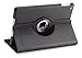 Rotating iPad Air Case: Devicewear Detour 360 - Sturdy Vegan Leather Case/Stand with Dual On/Off Switches