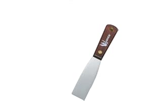 Warner Manufacturing Tool 621 1-1/4" Full Flex Putty Knife, Carbon Steel, Rosewood Handle