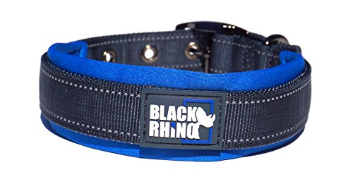 Black Rhino – The Comfort Collar (XLarge, Blue/Grey)