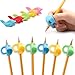 Pencil Grips，Pencil Holder Pen Writing Aid Grip,Holder Writing Aid Grip Posture Correction Training Learning Tool Finger Grip for Adult Children Kindergarten Toddler Kids