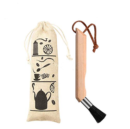NVTED Coffee Grinder Cleaning Brush, Natural Wood & Bristles Coffee Powder Bean Grain Cleaner, Espre NVTED Coffee Grinder Cleaning Brush, Natural Wood & Bristles Coffee Powder Bean Grain Cleaner, Espre