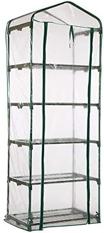 CAIZHAO Mini Greenhouse, Walk-In Plants Greenhouse, for Outdoor Plant Flower Garden Accessories,Outdoor Growbag Growhouse PVC Cover Plastic Garden Green House