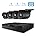 8CH DVR, 4 Bullets w/ 1TB HDD (Black)