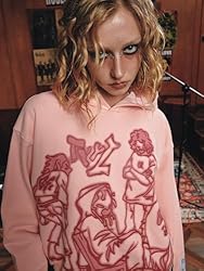 Aelfric Eden Mens Graphic Oversized Hoodie Cartoon
