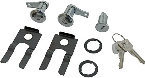 MACs Auto Parts 44-35216 Ford Mustang Door Lock &amp; Ignition Cylinder Set - Includes Keys