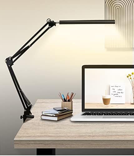thumbnail image 2 of Honeywell HJ3 Wide LED Desk Lamp With Clamp, 22W Full-Spectrum Eye-Caring Light Bar, 4 Modes, Stepless Dimming, Adjustable Arm For Home Office, Large Desks & Dual Monitors 2 of 11