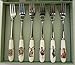 wrendale set of 6 pastry forks