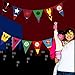 KUDES Superhero and Avengers Triangle Banners Party Supplies for Baby Shower,Children Kids First Birthday Party, Nursery Decorations and DC Justice League