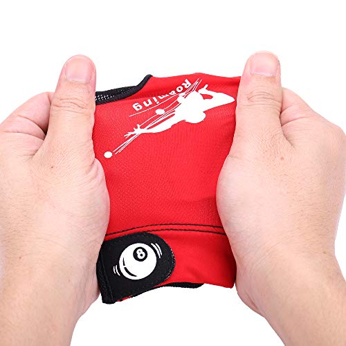 Roaming Billiards Glove Carom Pool Glove Snooker Cue Sport Glove Fit on Left Hand for Men and Women