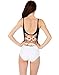 Minibee Women's Printing Summer Beach One-piece Swimsuits Fit US XS-L