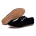 DEARWEN Men's Casual Suede Leather Lace up Oxford Shoes