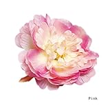 ShareProfit Simulation Silk Flower Peony Flower Head Hat Clothing Accessories Random Color