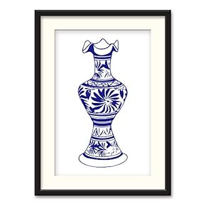 Black Paper Framed Canvas Wall Art for Living Room, Bedroom China Style Canvas Prints for Home Decoration Ready to Hanging - 23x31 inches