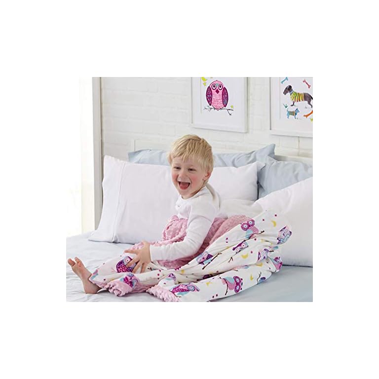 Great Bay Home Weighted Blanket Duvet Cover for Kids. 36″ x 48″ Duvet