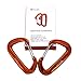 Favofit 12KN Heavy Duty Aluminium Carabiners (Weight Limit at 2697 lbs Each), Carabiner Clips for Hammock, Camping, Hiking, Backpacking, Keychain, Dog Leash & Harness etc.