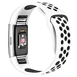 Humenn Bands Compatible for Fitbit Versa, Accessory Breathable Sport Bands Air Holes Compatible Fitbit Versa Smartwatch