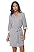 Best Seller Short Sleepwear Modal Cotton Knit Robe-Lace Trim