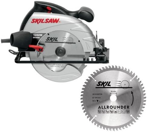 Skil 5166bl Scie Circulaire 190mm 1250w 3 Lames Skilsaw Amazon Fr Bricolage