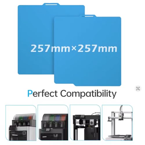 for Bambu Lab X1C Plate P2S Build Plate A1 Build Plate for Bambu for Bambu Lab Cool Plate P1S Cool Plate for Bambu A1 Plate A1 Cool Plate Cool Plate Supertack for X2D/A1/X1,257x257MM