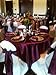Obstal 10 PCS Burgundy Satin Chair Sashes Bows for Wedding Reception- Universal Chair Cover Back Tie Supplies for Banquet, Party, Hotel Holiday Event Decorations