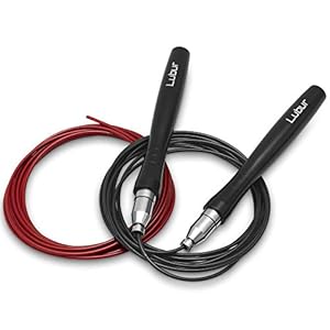Lubur Springtouw – Premium Jump Rope met innovatief Smart-Lock-systeem – professionele skipping touw van aluminium…
