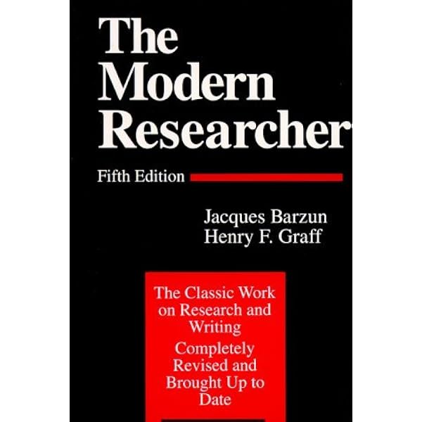 洋書 Hagenberg Research Amazon.com: The Modern Researcher: 9780155625136: Barzun, Jacques