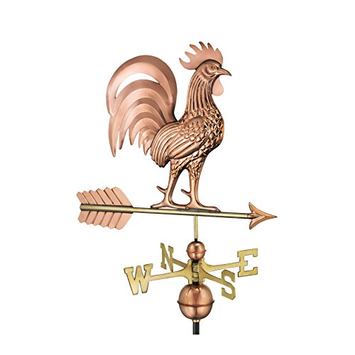 Good Directions 1973P Proud Rooster Copper Weathervane