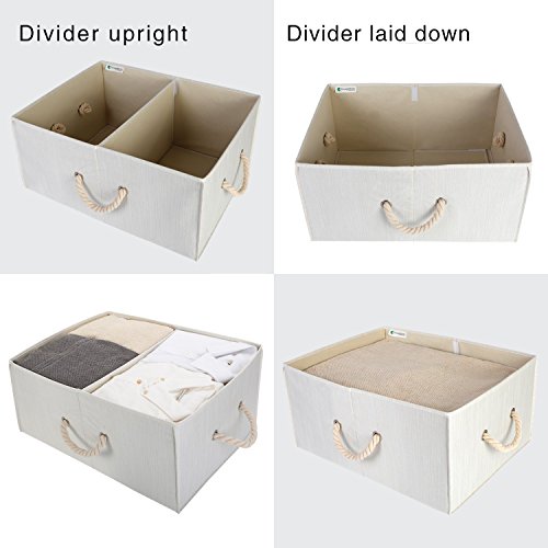 image for StorageWorks Polyester Storage Box with Double-open Lid and Strong Cot