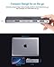 USB C Hub, Intpw Dual HDMI 4K USB-C Adapter for MacBook Pro 2018/2017/2016 with Thunderbolt 3 Port, Type- C Multiport Adapter,USB C Docking Station Compatible for Mac Pro and Other Type C Laptops