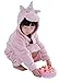 DQdq Little Girl's Hooded Sleepwear Little Boy's Bathrobe Toddler Kids Robe