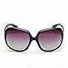 MOTINE Oversized Women's Polarized Sunglasses Fashion Sunglasses UV400 (Black)