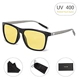 HD Night Vision Glasses RAYSUN Rain Day Safety Polarized Driving Sunglasses