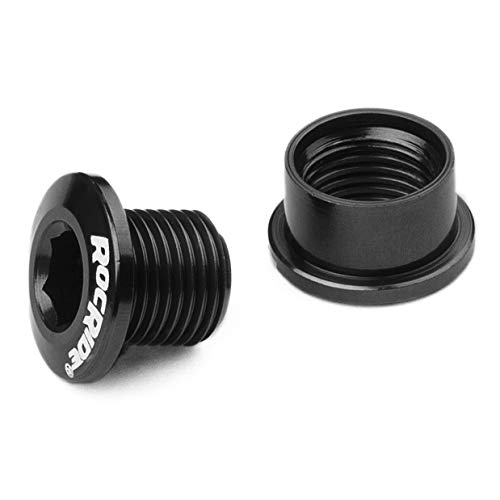 RocRide Single Chainring Bolts in Aluminum or Steel. Pack of 5. (Black Aluminum) - Thumbnail 2