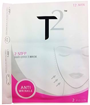 T2 Anti Wrinkle Mask, 2 Step Duo Effect Mask. (The Upper Part of the Anti Wrinkle Mask and the Lower Part of the Mask). (30 G/ mask sheet)