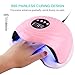 UV Gel Light Nail Lamp, Vanshi Upgraded 72W UV LED Nail Dryer Curing Lamp with 4 Timer Setting & Auto Sensor, Professional Gel Nail Lamp for Fast Drying Fingernails and Toenails