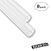 EKWB EK-HD PETG Tube, 10/12mm, 500mm, Clear, 8-pack