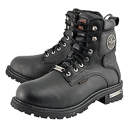 Milwaukee Leather MBM9096WP Men's Black Leather